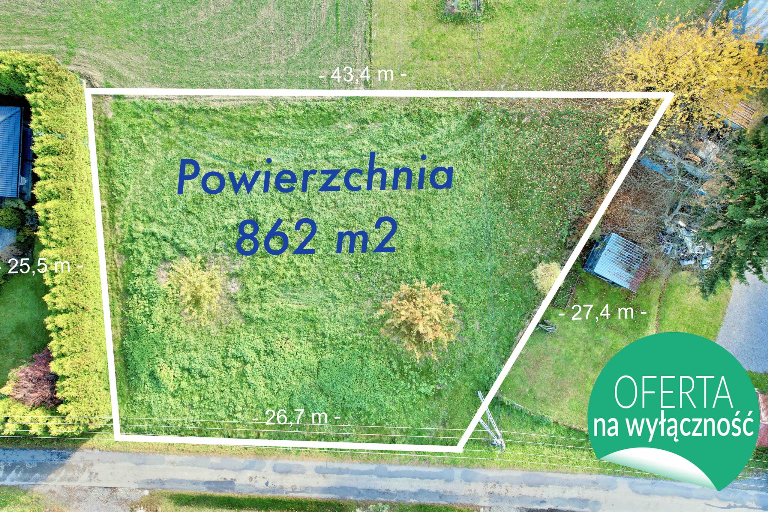 Działka w Ochabach
