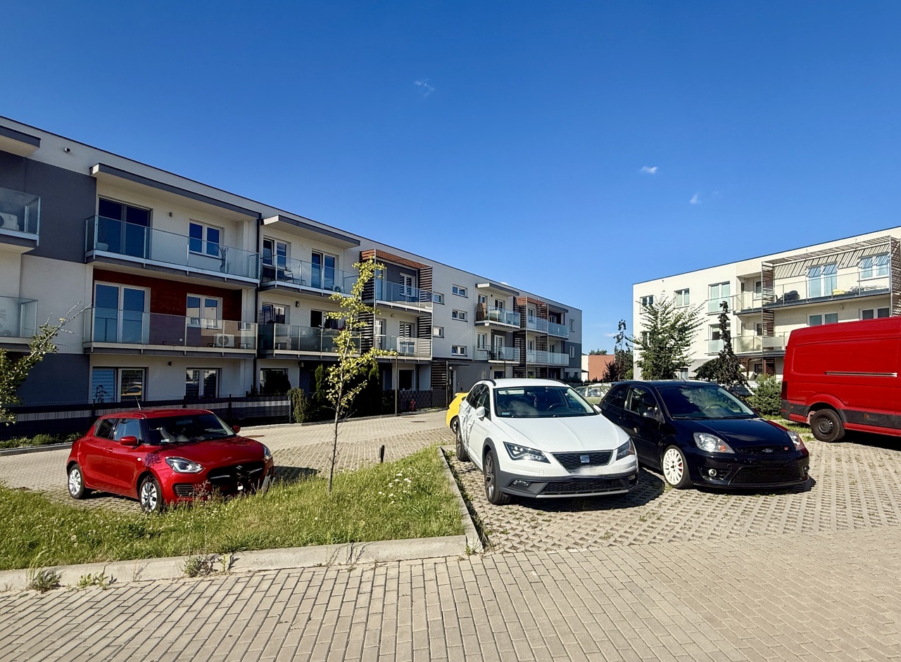 Nowoczesny apartament w Mikołowie przy ul. Podleskiej – 47,16 m², balkon i garaż